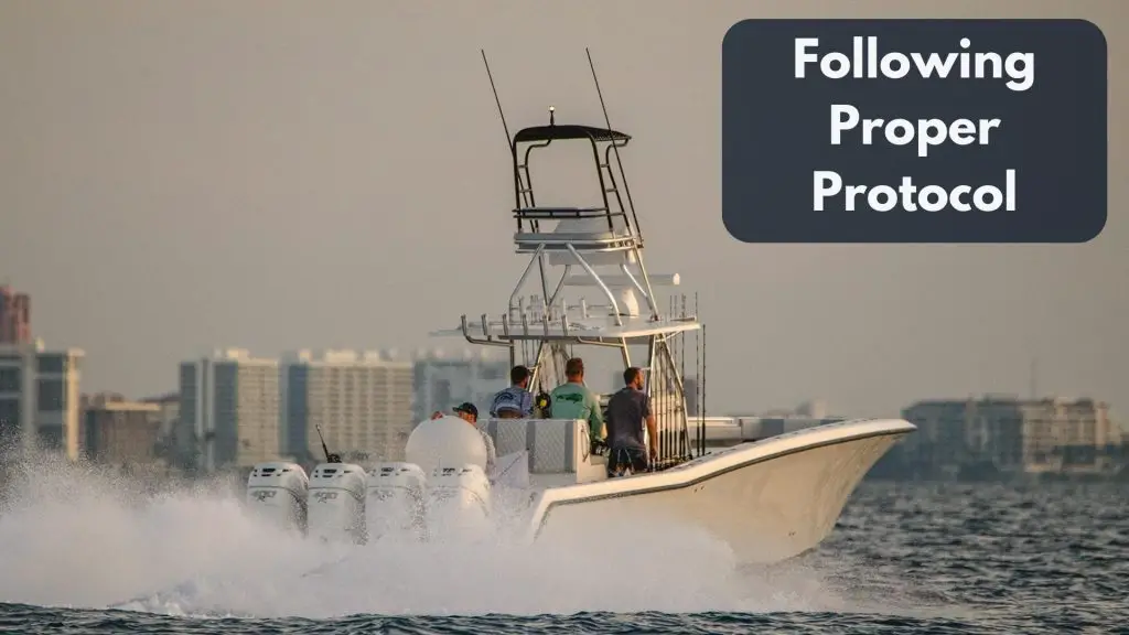 Why should boaters slow down while passing recreational fishing boats Following Proper Protocol