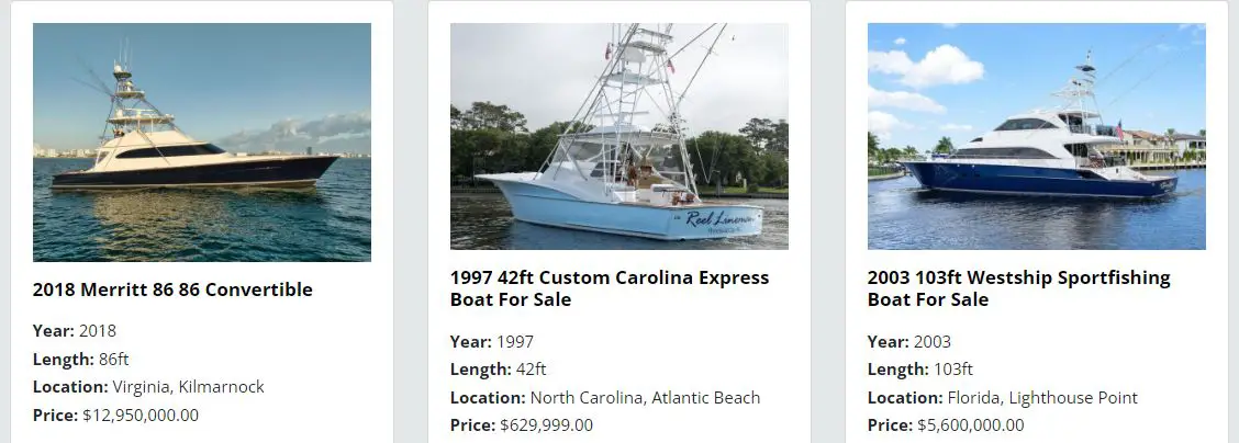 sportfishing yacht cost