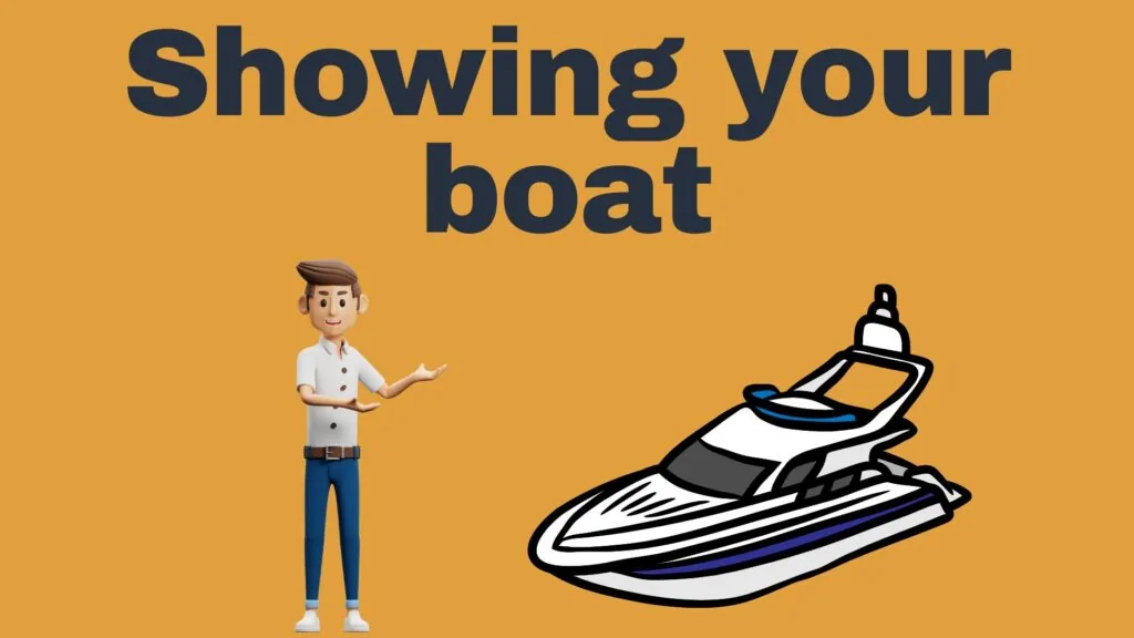 How to show your boat to buyers