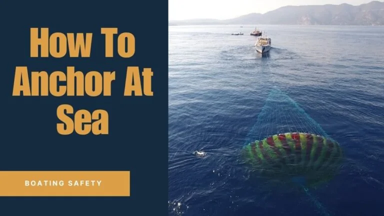 how to anchor at sea