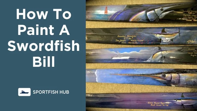 How To Paint A Swordfish Bill