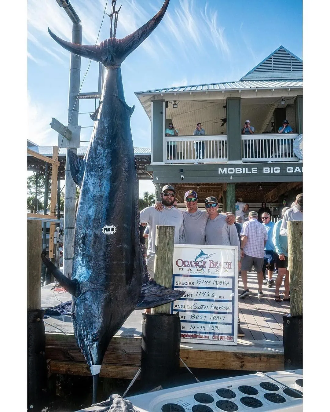 New Alabama State Blue Marlin Record Fish Caught