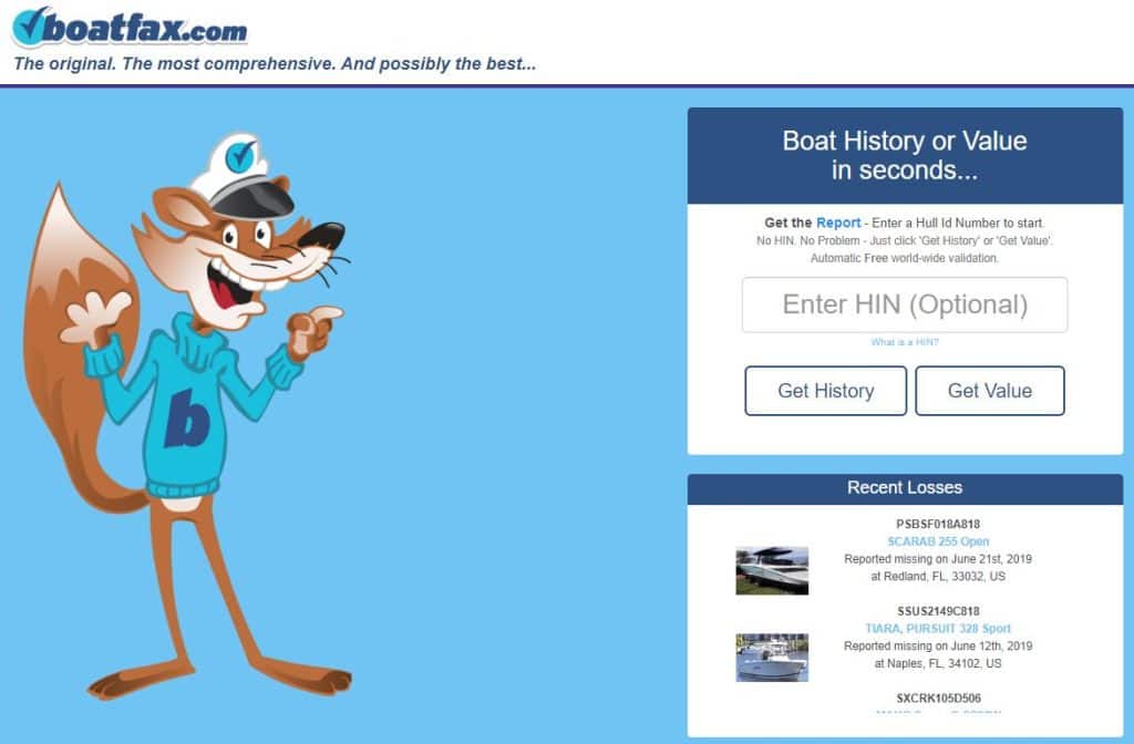 boatfax boat history reports review